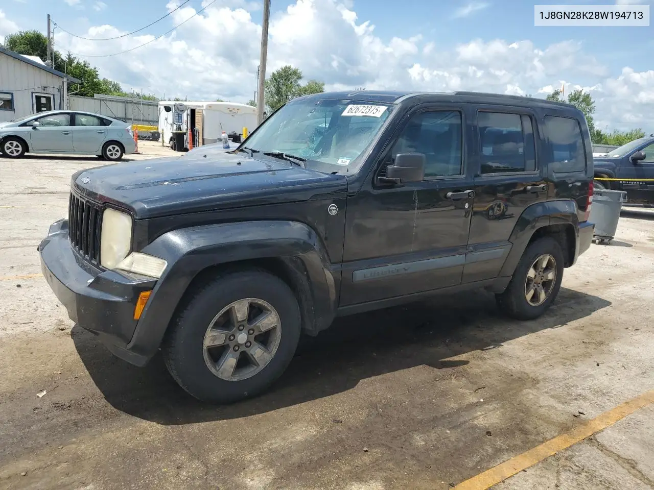 2008 Jeep Liberty Sport VIN: 1J8GN28K28W194713 Lot: 62672375