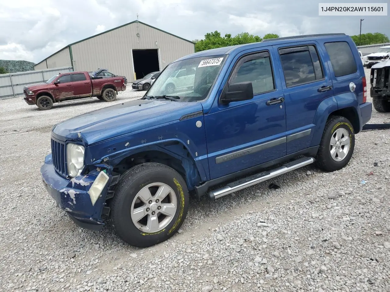 2010 Jeep Liberty Sport VIN: 1J4PN2GK2AW115601 Lot: 56647375