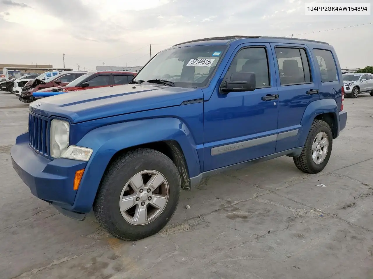 2010 Jeep Liberty Sport VIN: 1J4PP2GK4AW154894 Lot: 57144615