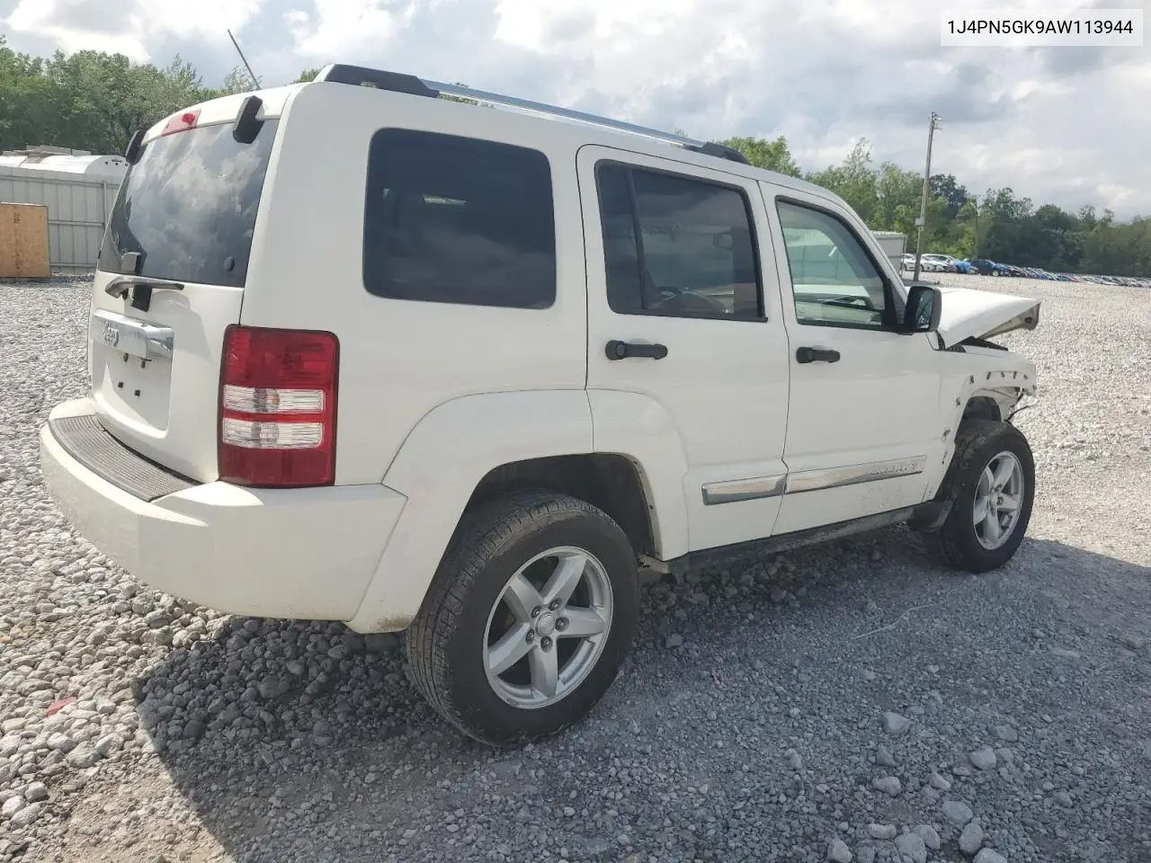 2010 Jeep Liberty Limited VIN: 1J4PN5GK9AW113944 Lot: 63096595