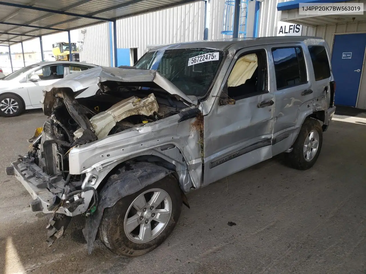 1j4pp2gk7bw563019 1J4PP2GK7BW563019 2011 Jeep Liberty Sport