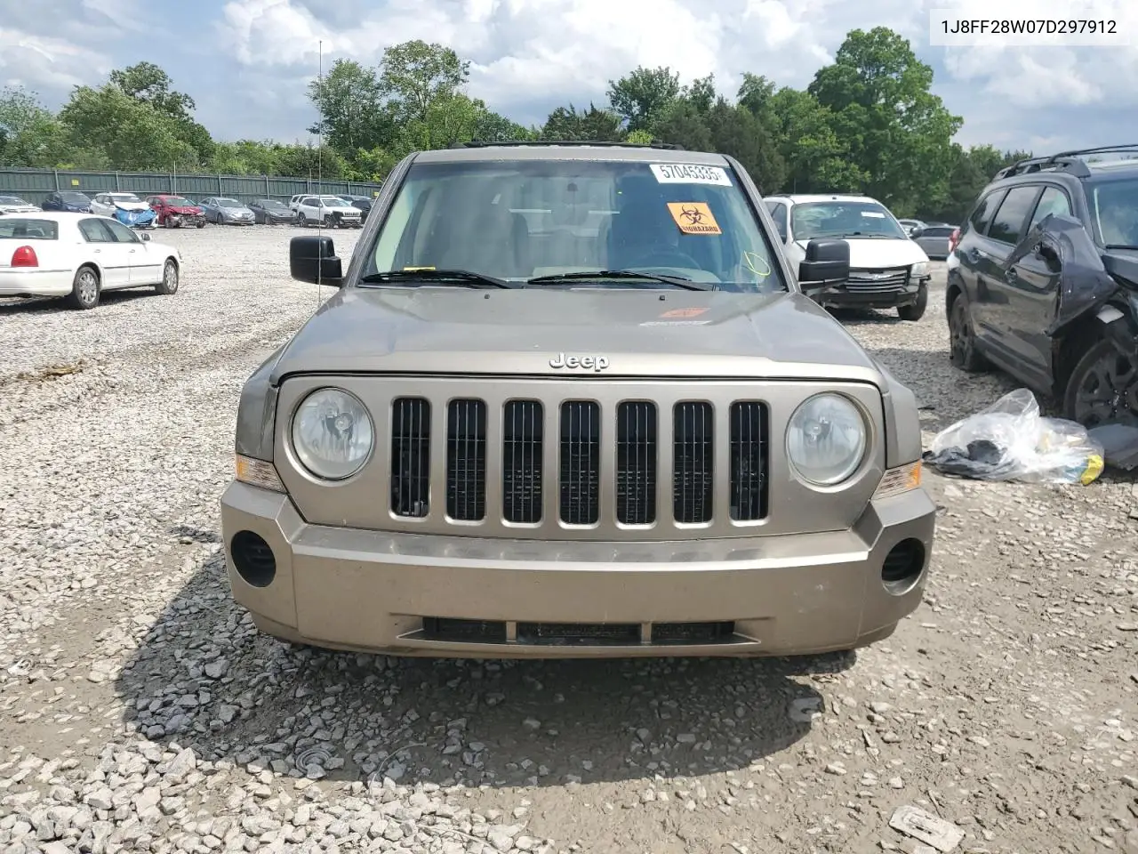 2007 Jeep Patriot Sport VIN: 1J8FF28W07D297912 Lot: 57045335