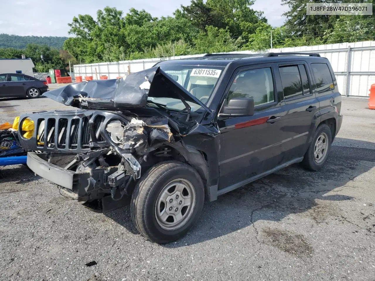 2007 Jeep Patriot Sport VIN: 1J8FF28W47D396071 Lot: 63011535