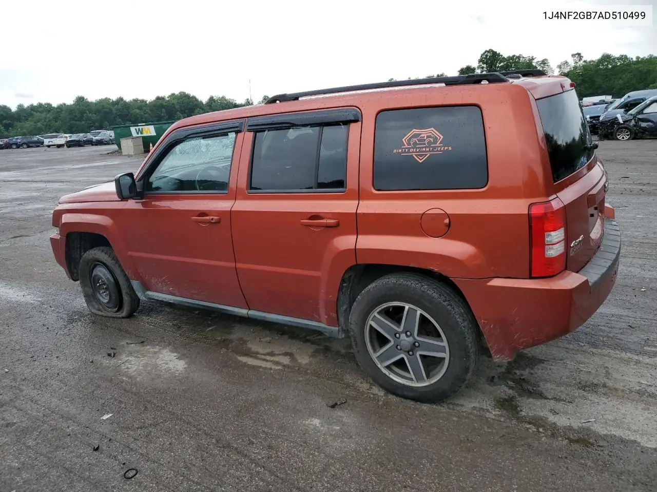 2010 Jeep Patriot Sport VIN: 1J4NF2GB7AD510499 Lot: 62994785