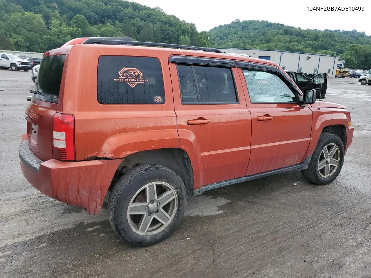 2010 Jeep Patriot Sport VIN: 1J4NF2GB7AD510499 Lot: 62994785