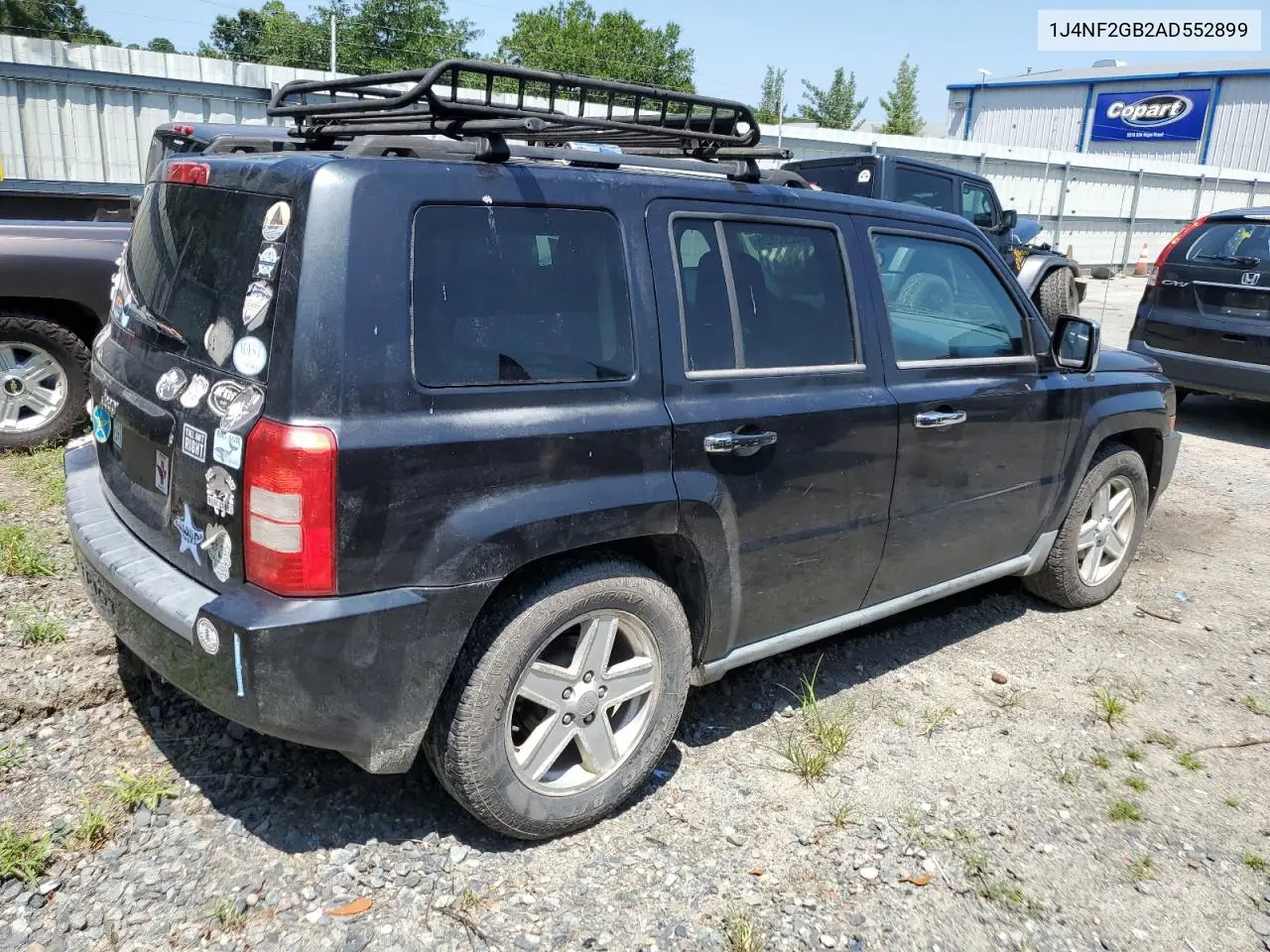 2010 Jeep Patriot Sport VIN: 1J4NF2GB2AD552899 Lot: 65202825