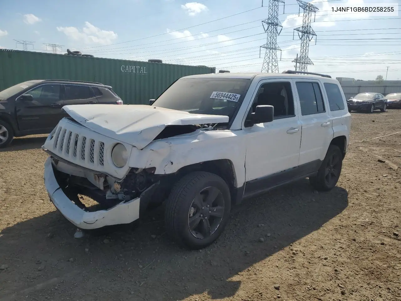 2011 Jeep Patriot Sport VIN: 1J4NF1GB6BD258255 Lot: 56944425