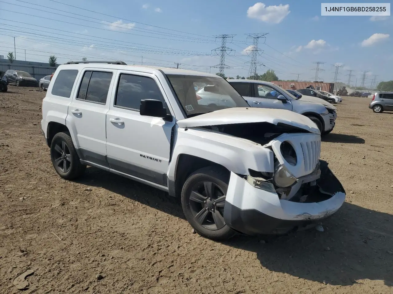 2011 Jeep Patriot Sport VIN: 1J4NF1GB6BD258255 Lot: 56944425