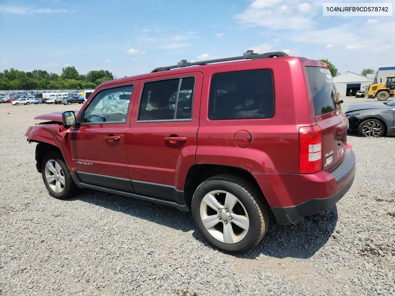 2012 Jeep Patriot Latitude VIN: 1C4NJRFB9CD578742 Lot: 62815845