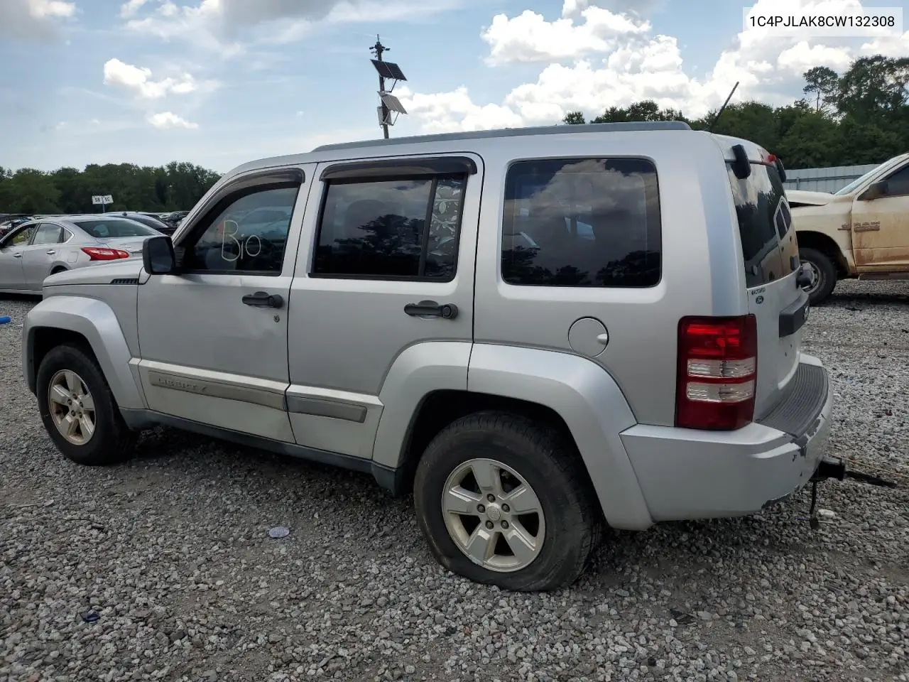 2012 Jeep Liberty Sport VIN: 1C4PJLAK8CW132308 Lot: 62832525