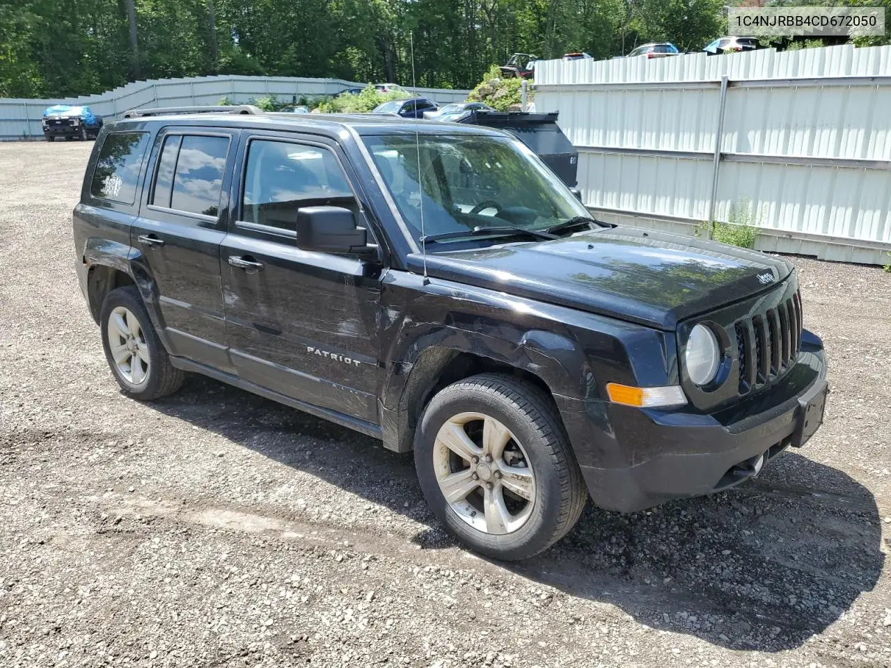 2012 Jeep Patriot Sport VIN: 1C4NJRBB4CD672050 Lot: 63080835