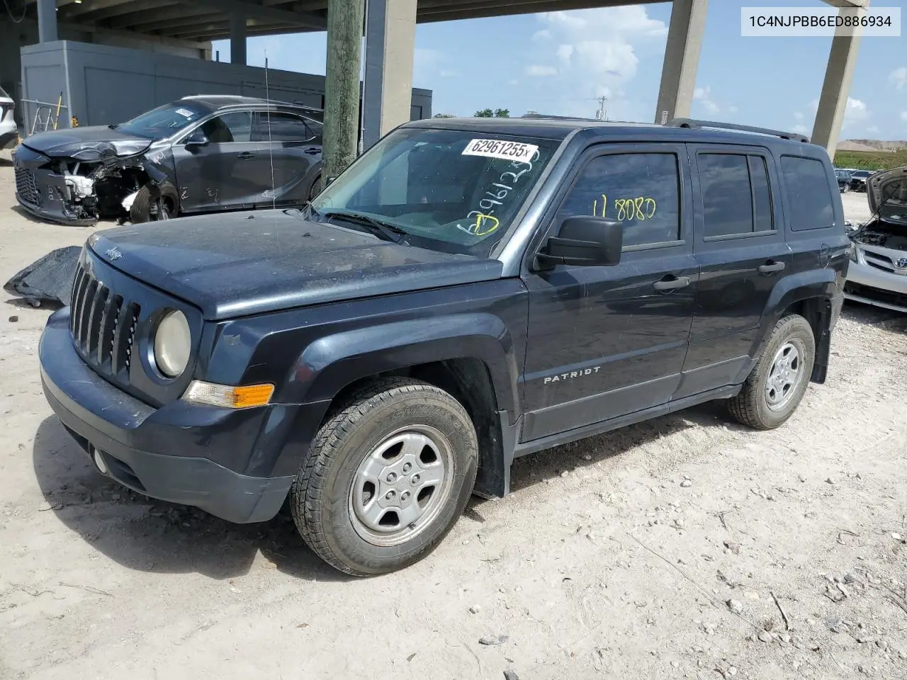 2014 Jeep Patriot Sport VIN: 1C4NJPBB6ED886934 Lot: 62961255
