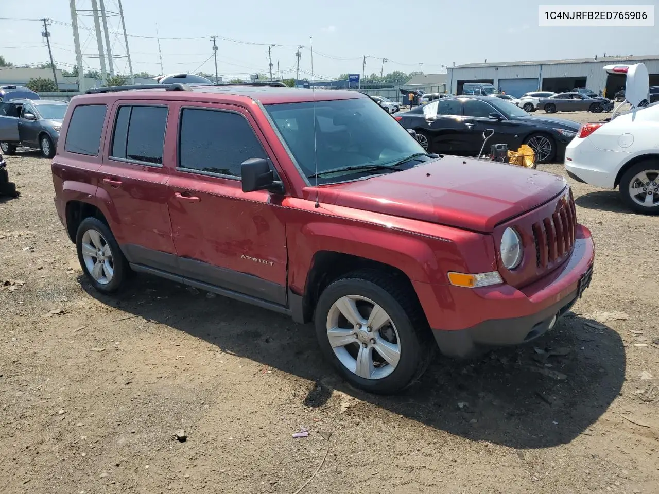 2014 Jeep Patriot Latitude VIN: 1C4NJRFB2ED765906 Lot: 65036365