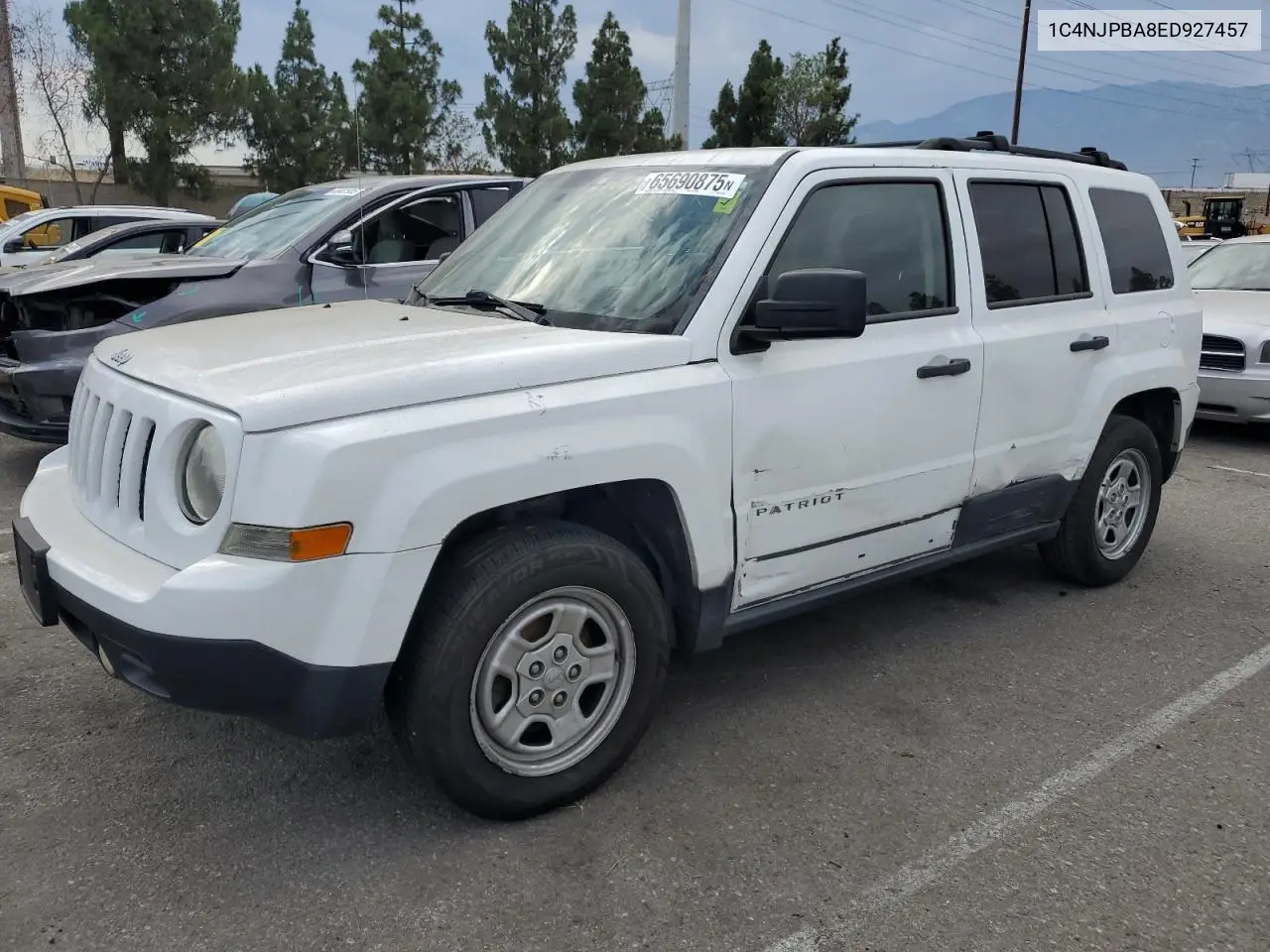 2014 Jeep Patriot Sport VIN: 1C4NJPBA8ED927457 Lot: 65690875