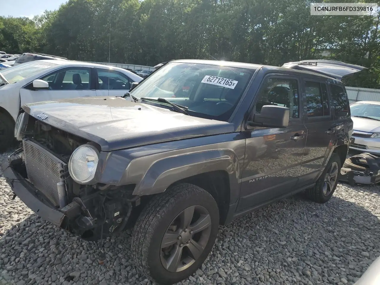 2015 Jeep Patriot Latitude VIN: 1C4NJRFB6FD339816 Lot: 62712165