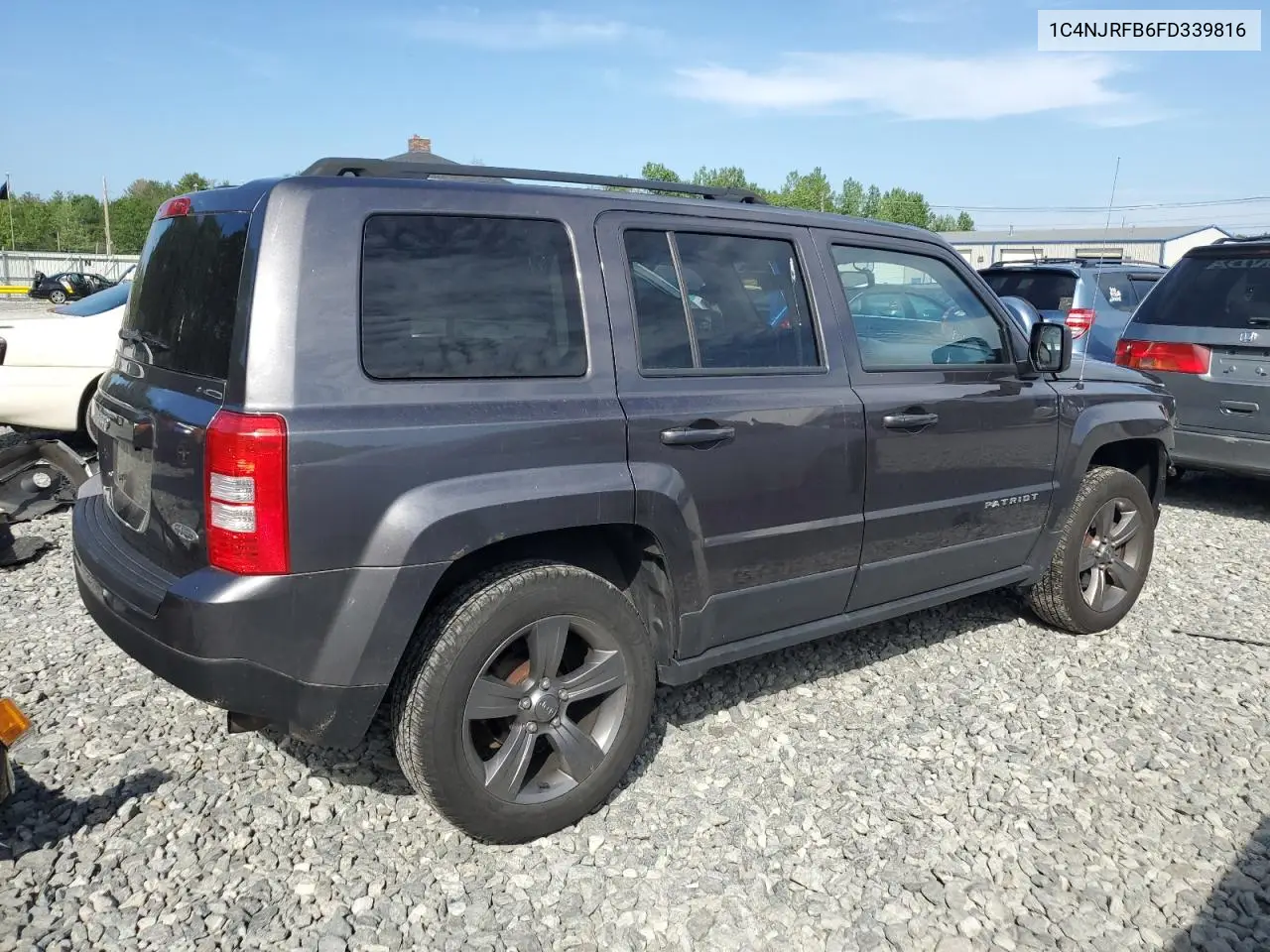 2015 Jeep Patriot Latitude VIN: 1C4NJRFB6FD339816 Lot: 62712165