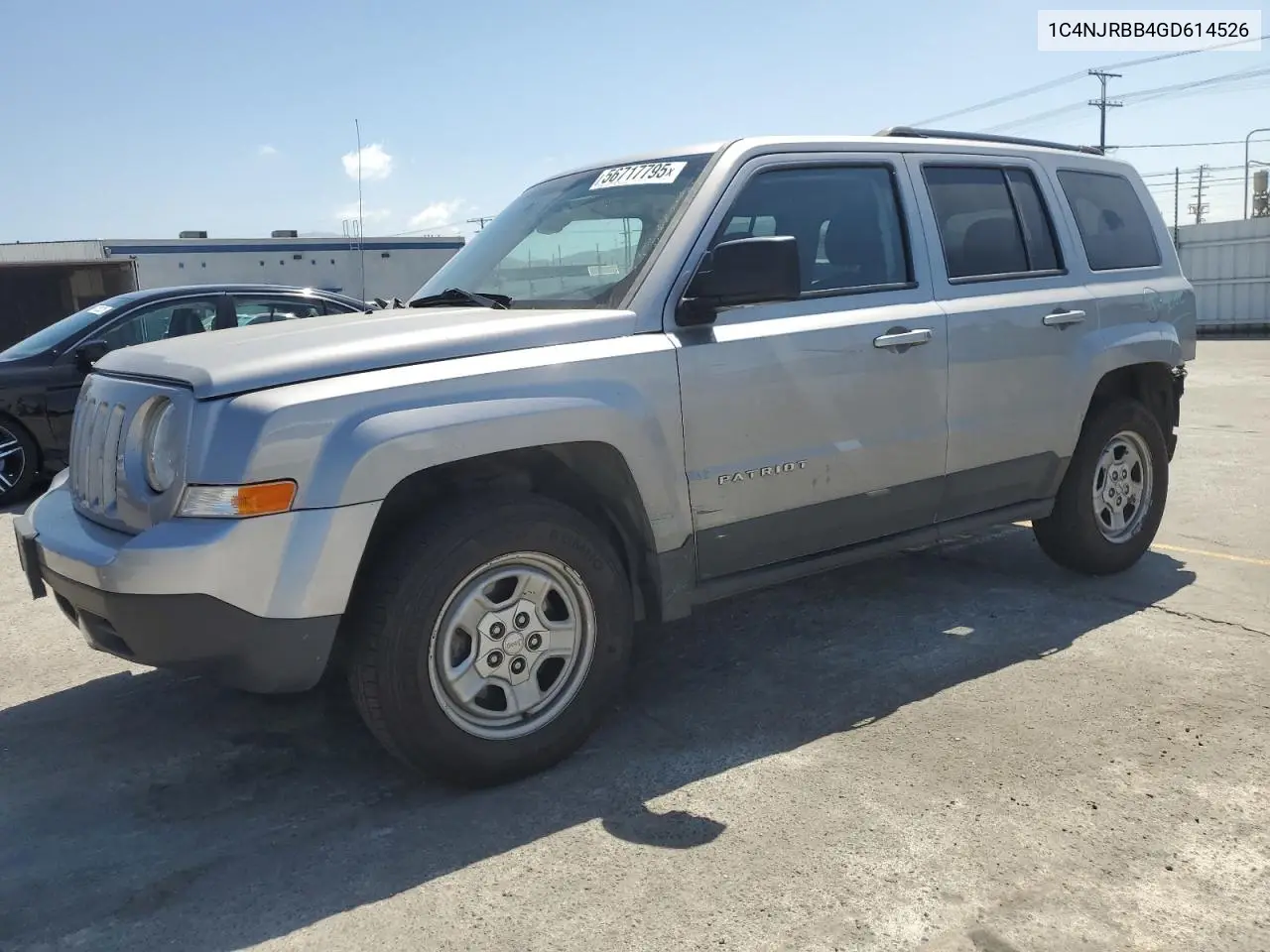 2016 Jeep Patriot Sport VIN: 1C4NJRBB4GD614526 Lot: 56717795