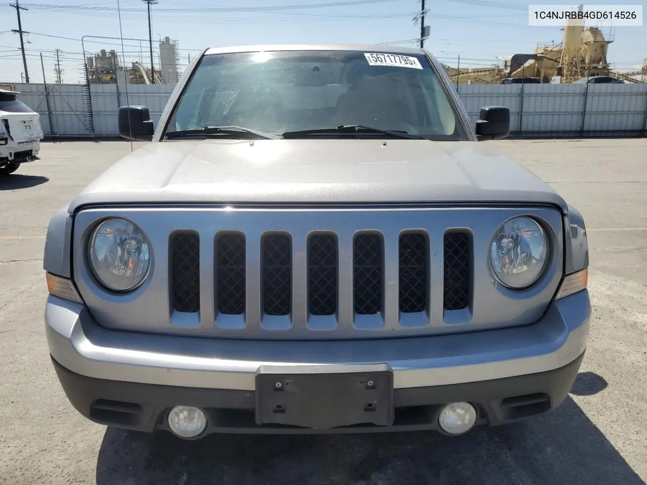 2016 Jeep Patriot Sport VIN: 1C4NJRBB4GD614526 Lot: 56717795