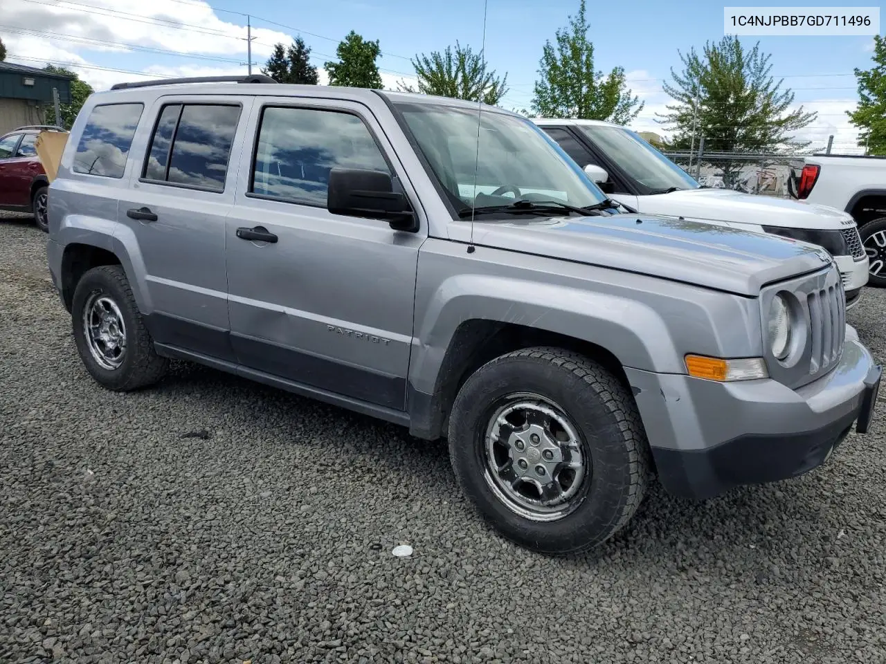 2016 Jeep Patriot Sport VIN: 1C4NJPBB7GD711496 Lot: 57159365