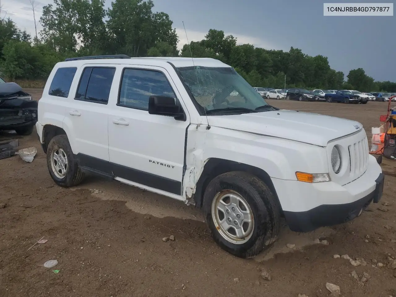 2016 Jeep Patriot Sport VIN: 1C4NJRBB4GD797877 Lot: 62566055