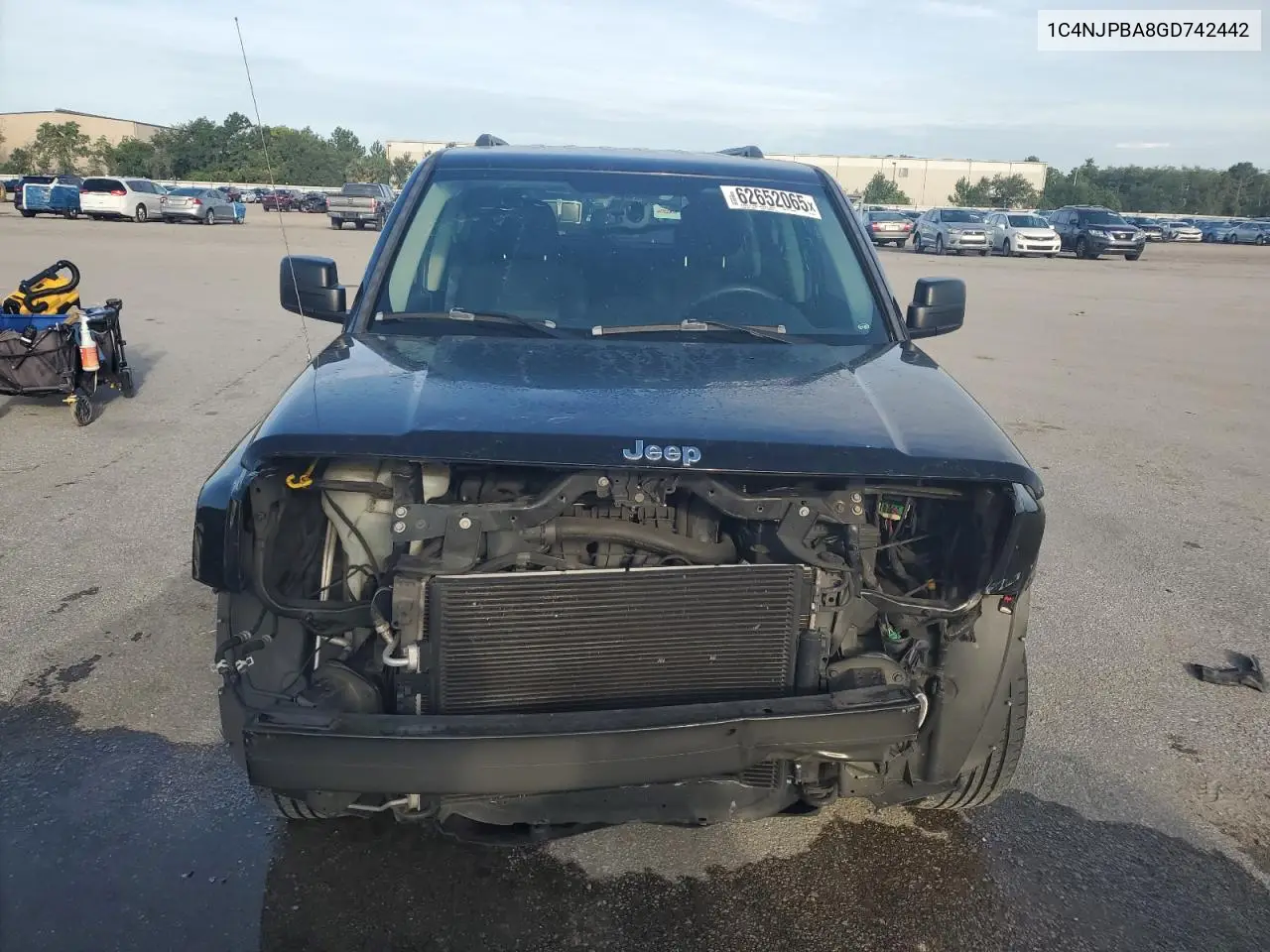 2016 Jeep Patriot Sport VIN: 1C4NJPBA8GD742442 Lot: 62652065