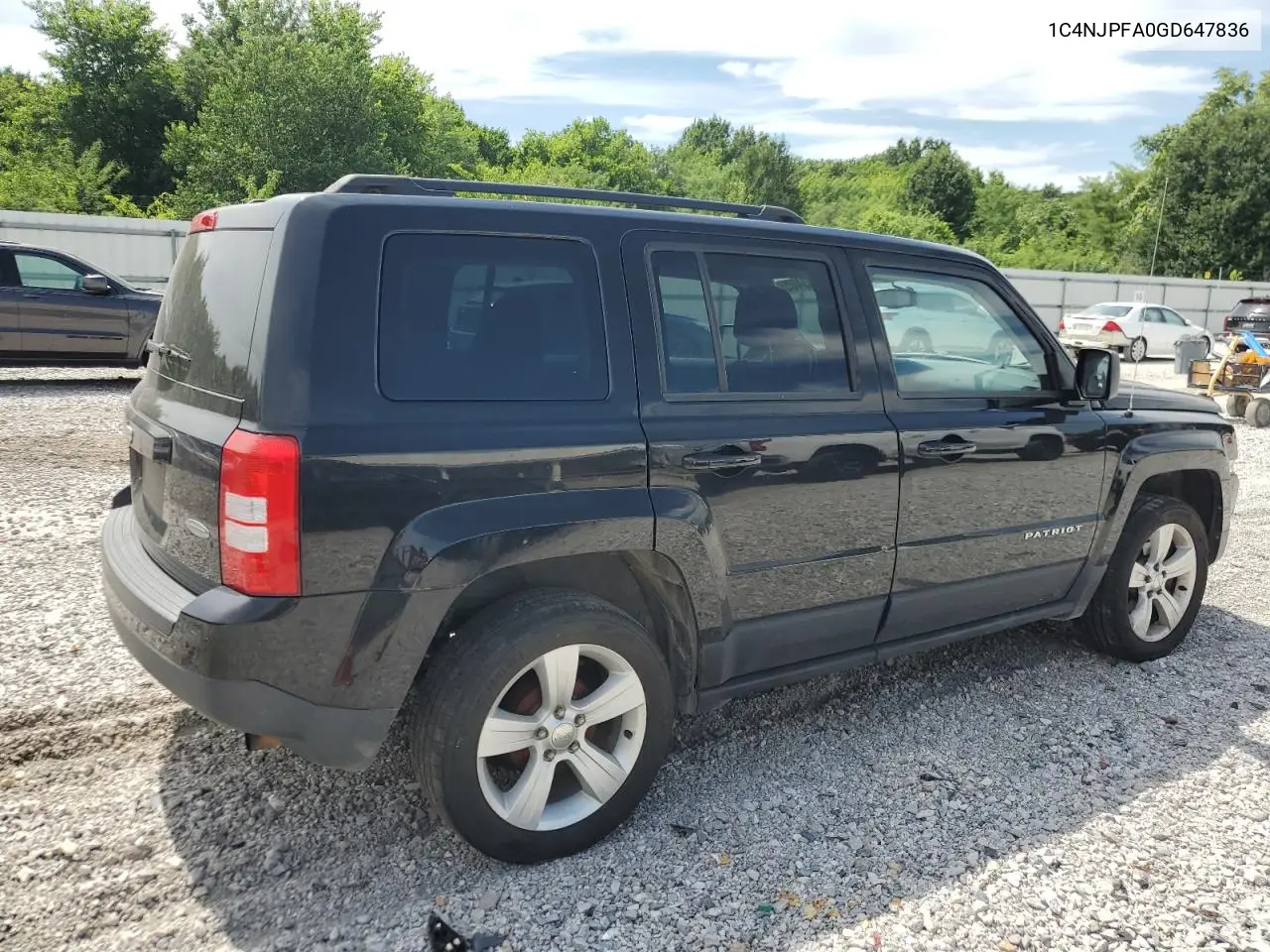 2016 Jeep Patriot Latitude VIN: 1C4NJPFA0GD647836 Lot: 63003465