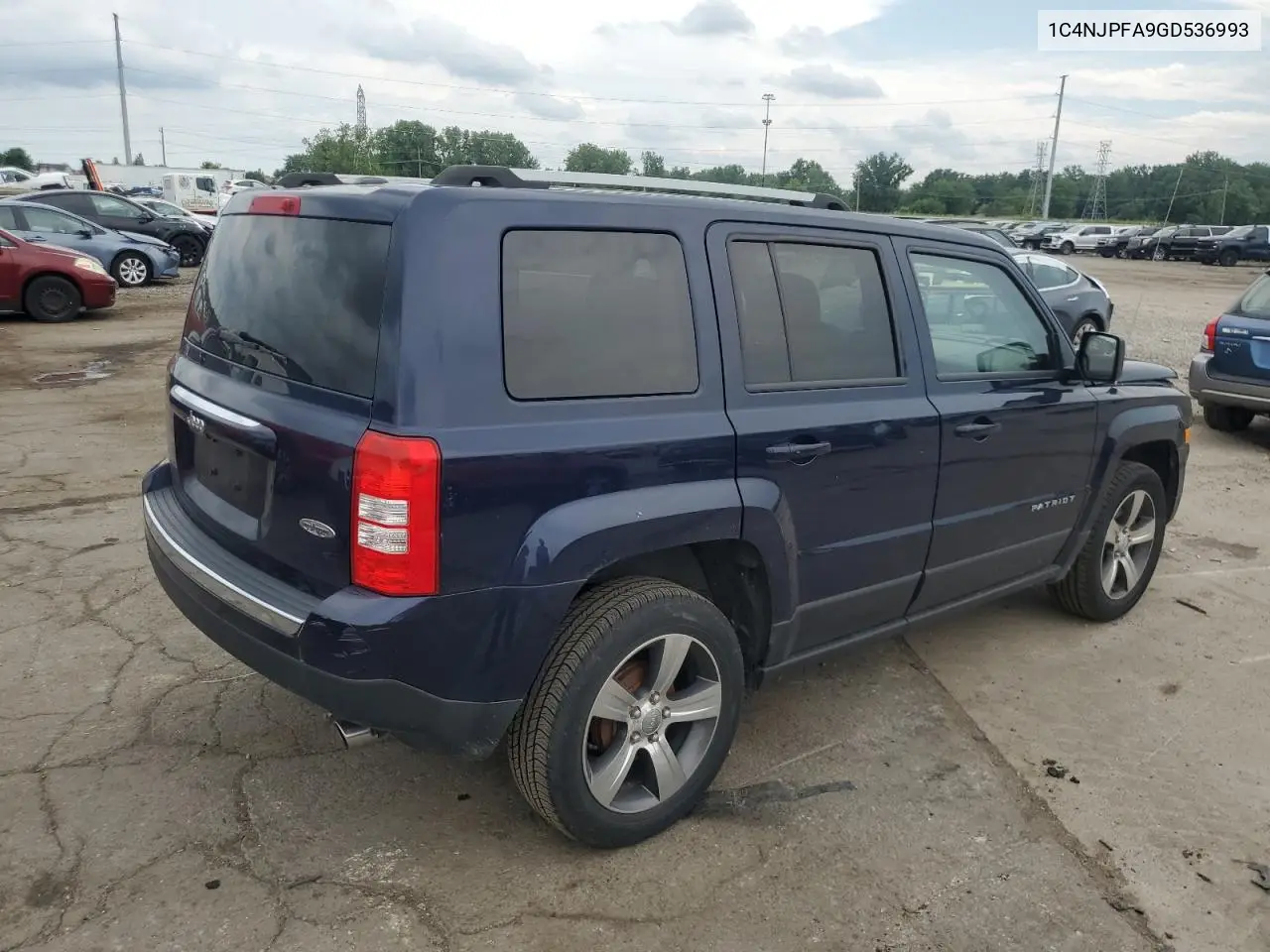 2016 Jeep Patriot Latitude VIN: 1C4NJPFA9GD536993 Lot: 63243425