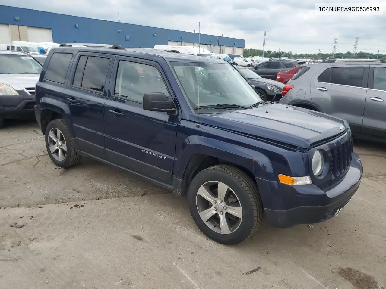 2016 Jeep Patriot Latitude VIN: 1C4NJPFA9GD536993 Lot: 63243425