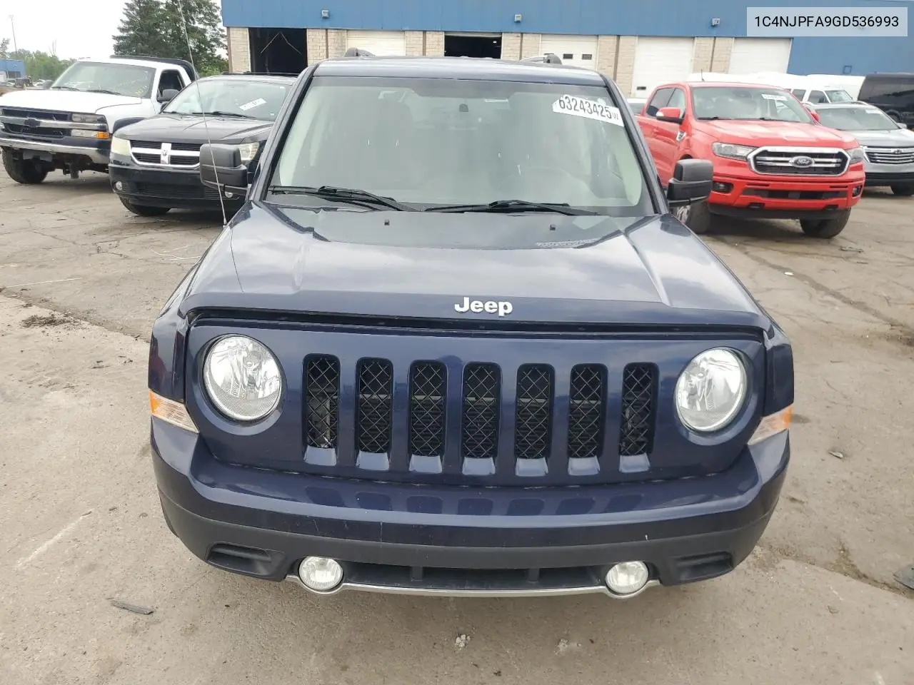 2016 Jeep Patriot Latitude VIN: 1C4NJPFA9GD536993 Lot: 63243425