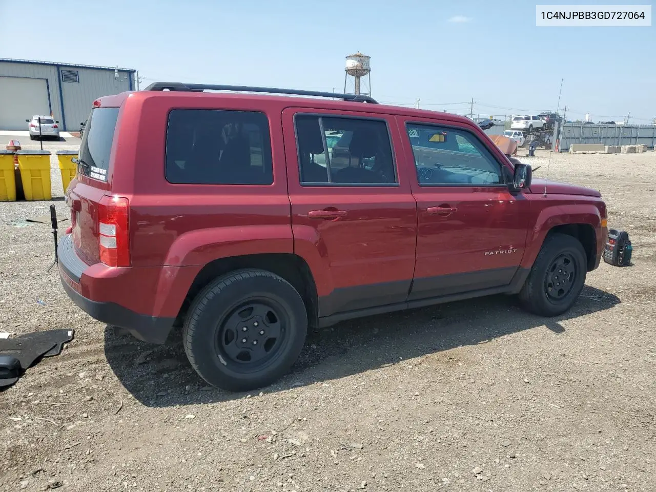 2016 Jeep Patriot Sport VIN: 1C4NJPBB3GD727064 Lot: 65708725