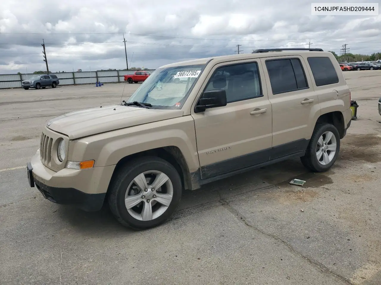 2017 Jeep Patriot Latitude VIN: 1C4NJPFA5HD209444 Lot: 56872705