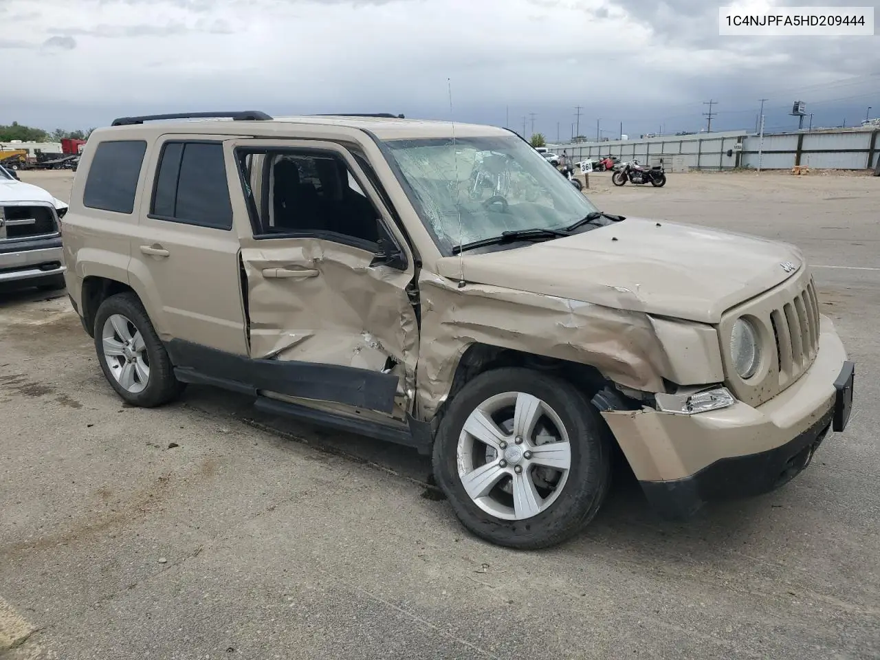2017 Jeep Patriot Latitude VIN: 1C4NJPFA5HD209444 Lot: 56872705
