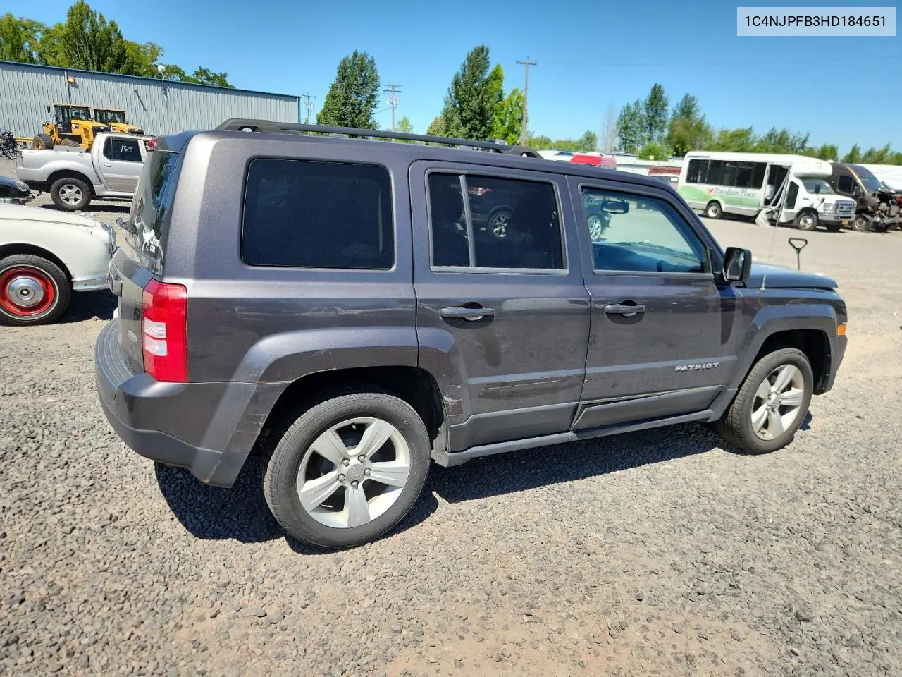 2017 Jeep Patriot Latitude VIN: 1C4NJPFB3HD184651 Lot: 62400495