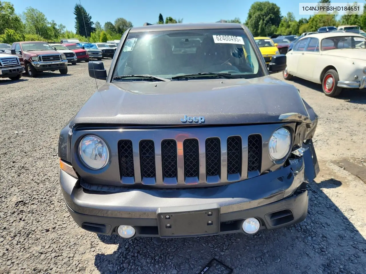 2017 Jeep Patriot Latitude VIN: 1C4NJPFB3HD184651 Lot: 62400495