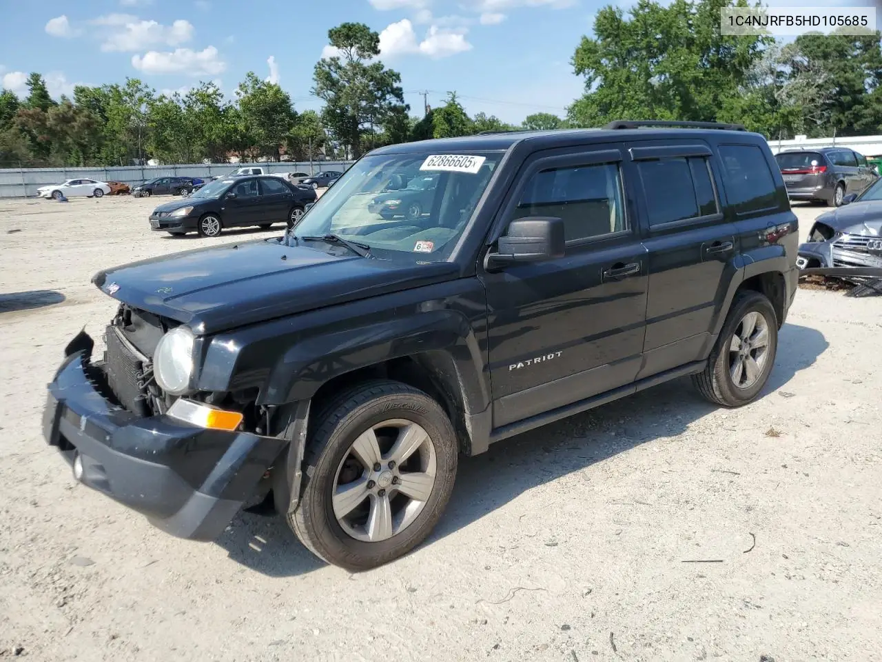 2017 Jeep Patriot Latitude VIN: 1C4NJRFB5HD105685 Lot: 62866605