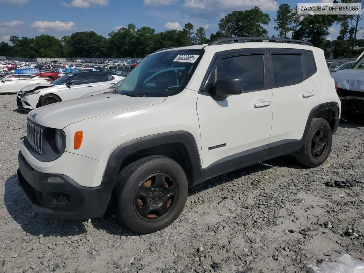 2015 Jeep Renegade Sport VIN: ZACCJBAT0FPB65055 Lot: 56693805