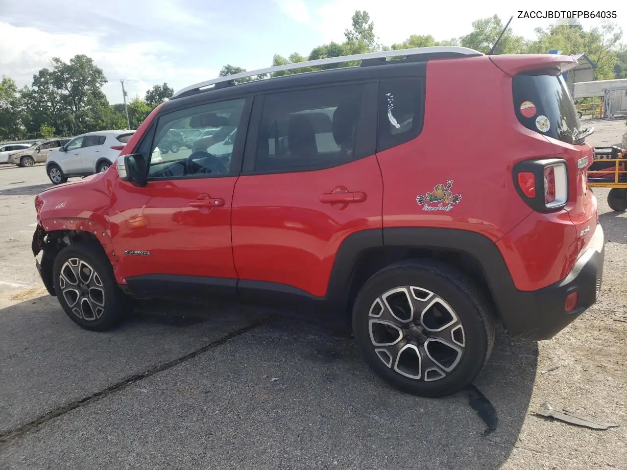 2015 Jeep Renegade Limited VIN: ZACCJBDT0FPB64035 Lot: 61962525