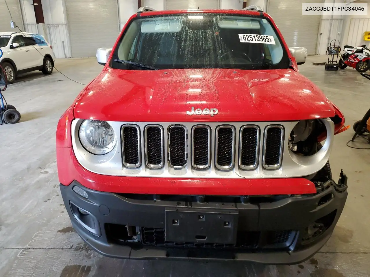 2015 Jeep Renegade Limited VIN: ZACCJBDT1FPC34046 Lot: 62513965