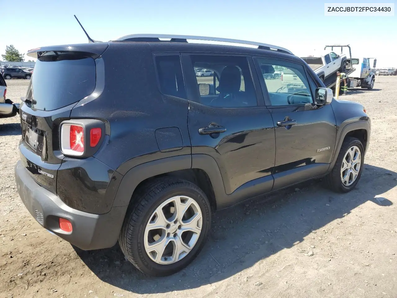 2015 Jeep Renegade Limited VIN: ZACCJBDT2FPC34430 Lot: 62634785