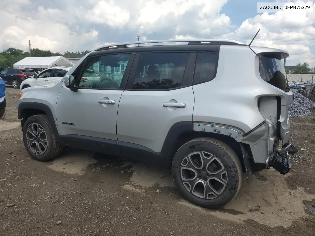 2015 Jeep Renegade Limited VIN: ZACCJBDT0FPB75329 Lot: 62853495
