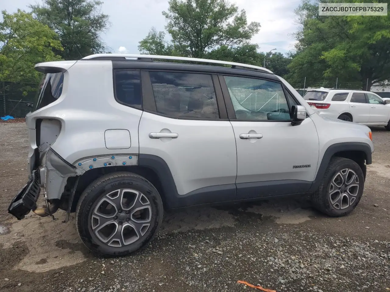 2015 Jeep Renegade Limited VIN: ZACCJBDT0FPB75329 Lot: 62853495