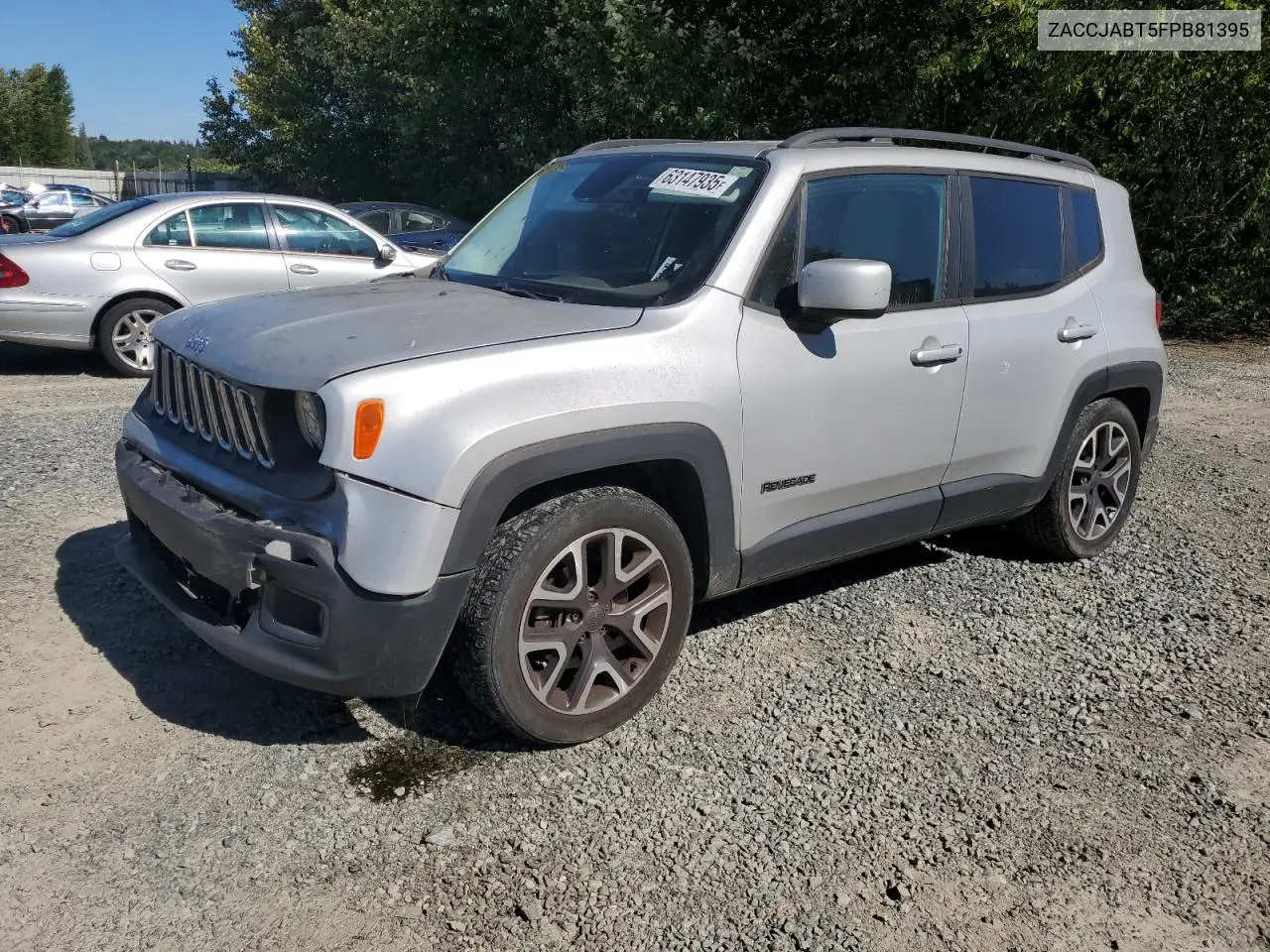 2015 Jeep Renegade Latitude VIN: ZACCJABT5FPB81395 Lot: 63147935