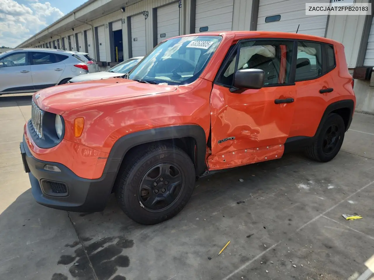 2015 Jeep Renegade Sport VIN: ZACCJAAT2FPB20183 Lot: 63263805