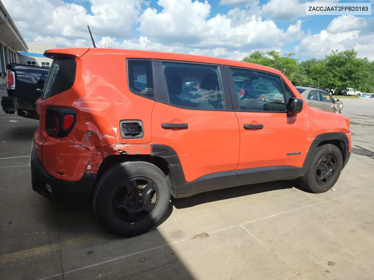 2015 Jeep Renegade Sport VIN: ZACCJAAT2FPB20183 Lot: 63263805