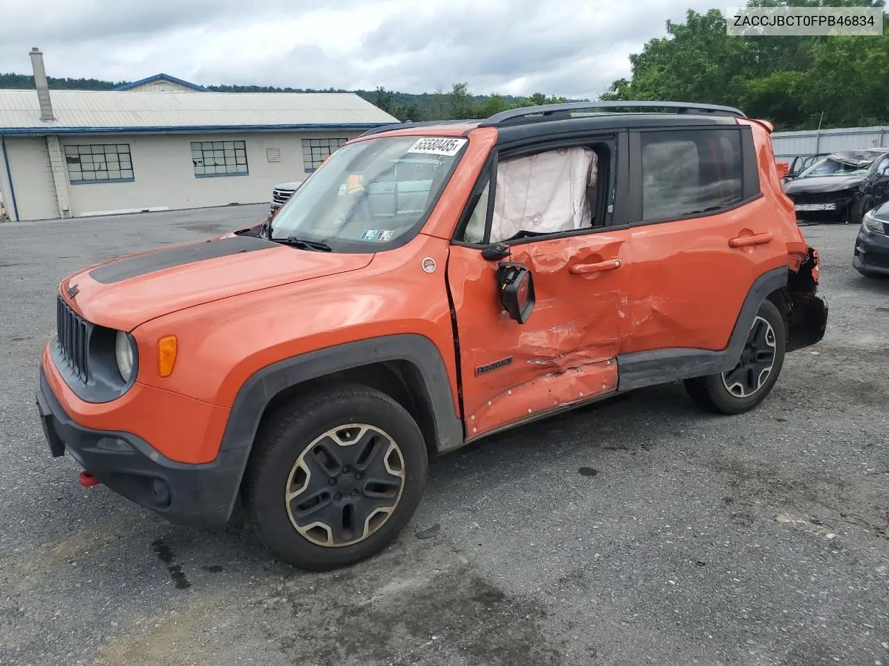 2015 Jeep Renegade Trailhawk VIN: ZACCJBCT0FPB46834 Lot: 65580485