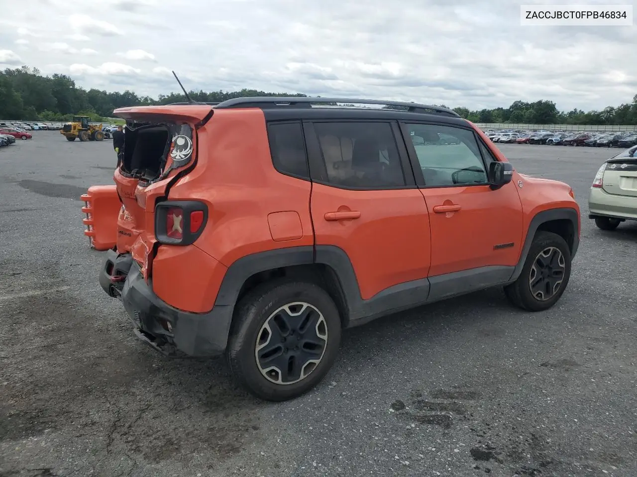 2015 Jeep Renegade Trailhawk VIN: ZACCJBCT0FPB46834 Lot: 65580485