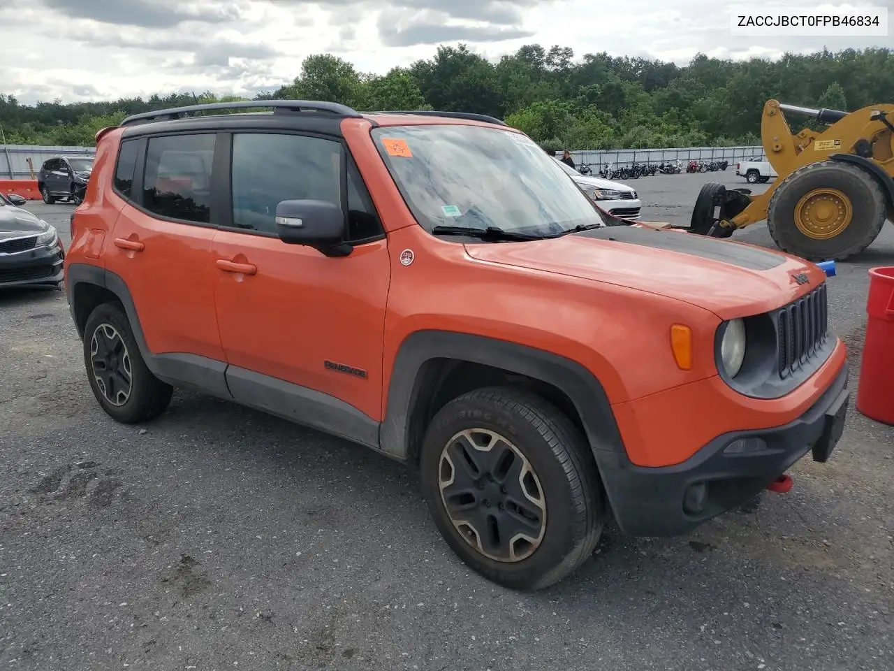 2015 Jeep Renegade Trailhawk VIN: ZACCJBCT0FPB46834 Lot: 65580485