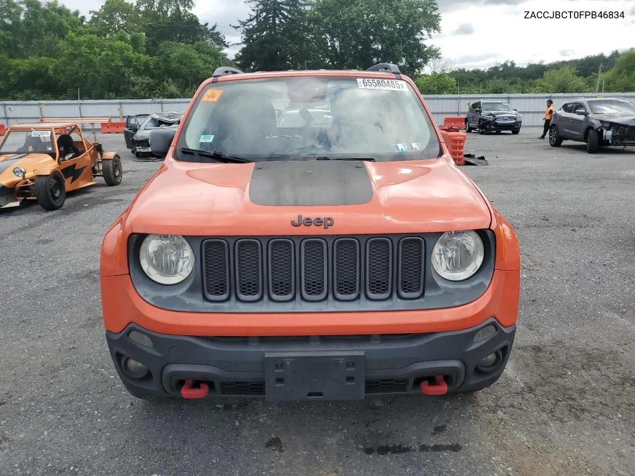 2015 Jeep Renegade Trailhawk VIN: ZACCJBCT0FPB46834 Lot: 65580485