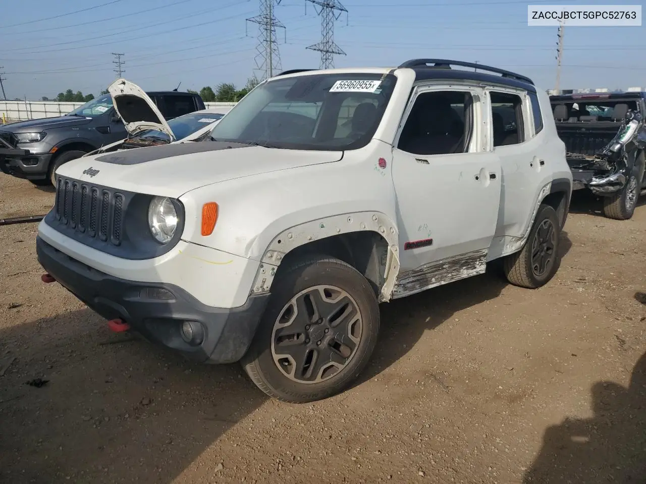 2016 Jeep Renegade Trailhawk VIN: ZACCJBCT5GPC52763 Lot: 56960955