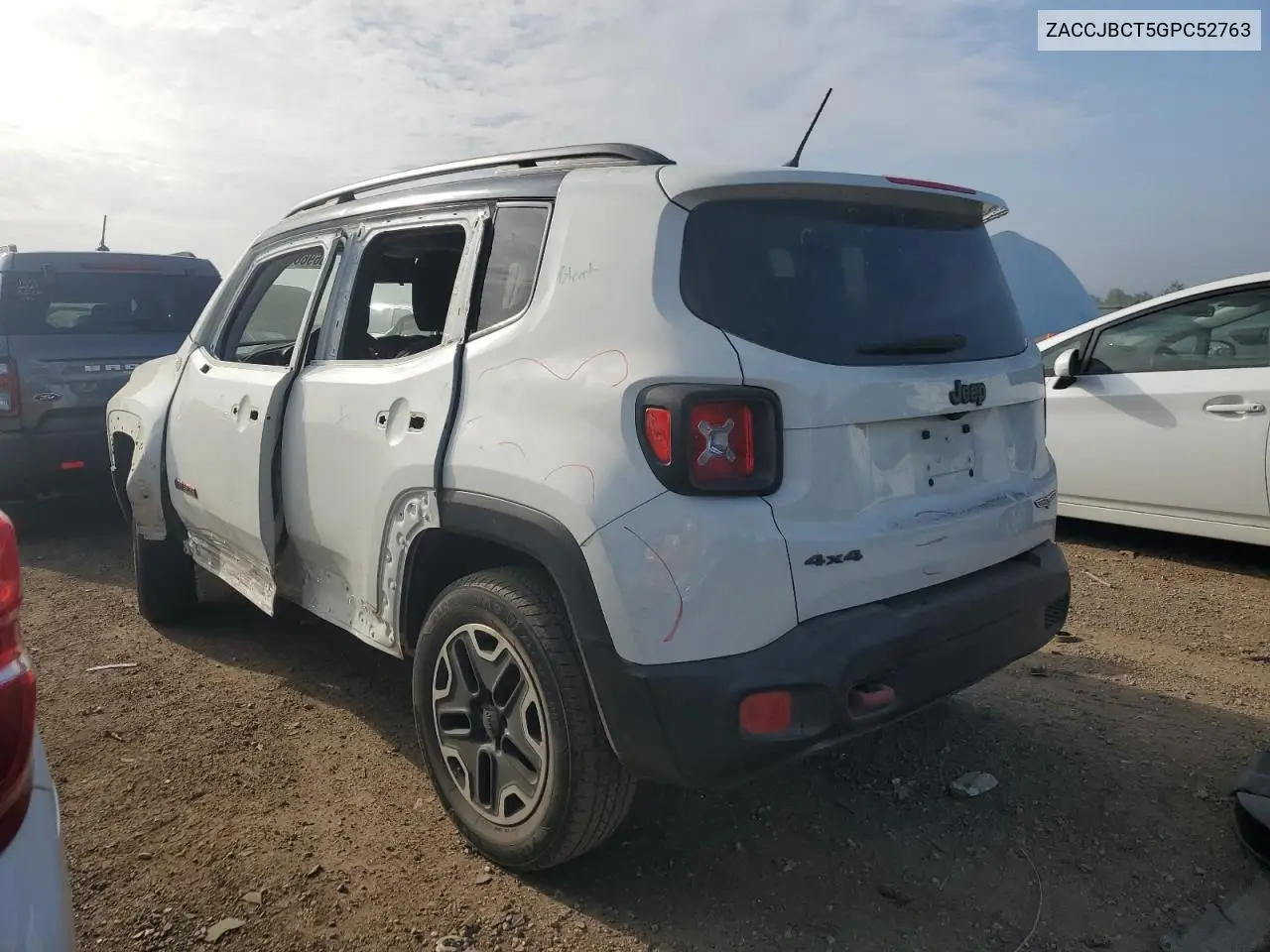 2016 Jeep Renegade Trailhawk VIN: ZACCJBCT5GPC52763 Lot: 56960955